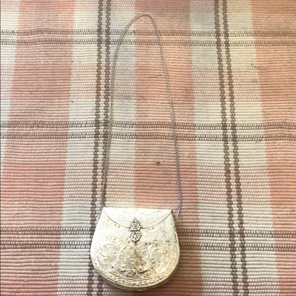 Silver brass bag - Picture 1 of 3